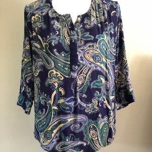 Nine West Jeans top 3/4 sleeve